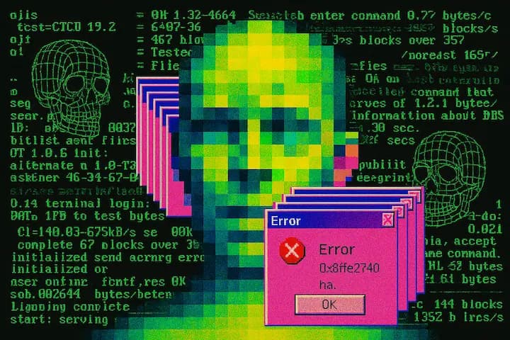 Vaporwave Cyber Collage